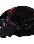 Dolce & Gabbana Elegant Wide Brim Black Hat