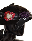Dolce & Gabbana Elegant Wide Brim Black Hat