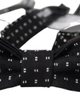 Dolce & Gabbana Elegant Black Silk Bow Tie
