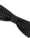 Dolce & Gabbana Elegant Black Silk Bow Tie