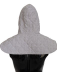 Dolce & Gabbana Elegant White Nylon Whole Head Wrap Hat