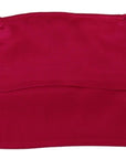 Dolce & Gabbana Elegant Red Cotton Pleated Face Mask