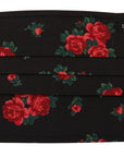 Dolce & Gabbana Elegant Floral Cotton Pleated Face Mask