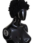 Dolce & Gabbana Elegant Black Virgin Wool Beanie Hat