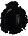 Dolce & Gabbana Elegant Black Virgin Wool Beanie Hat
