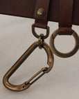 Dolce & Gabbana Elegant Brown Leather Belt with Metal Buckle