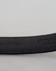 Dolce & Gabbana Elegant Black Leather Belt