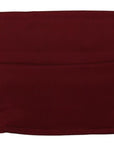 Dolce & Gabbana Elegant Silk Pleated Maroon Face Mask