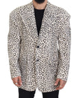 Dolce & Gabbana Elegant White Slim-Fit Blazer