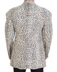 Dolce & Gabbana Elegant White Slim-Fit Blazer