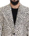 Dolce & Gabbana Elegant White Slim-Fit Blazer