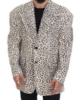 Dolce & Gabbana Elegant White Slim-Fit Blazer