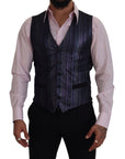 Dolce & Gabbana Multicolor Formal Dress Vest Luxury Blend