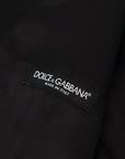 Dolce & Gabbana Elegant Black Single-Breasted Dress Vest
