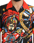 Dolce & Gabbana Multicolor Silk Casual Elegance Shirt