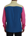 Dolce & Gabbana Elegant Multicolor Silk Button-Down Shirt