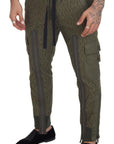 Dolce & Gabbana Elegant Green Cotton Blend Pants