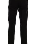 Dolce & Gabbana Elegant Black Cotton Stretch Pants