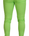 Dolce & Gabbana Elegant Light Green Cotton Chinos