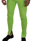 Dolce & Gabbana Elegant Light Green Cotton Chinos