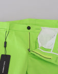 Dolce & Gabbana Elegant Light Green Cotton Chinos