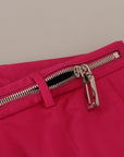 Dolce & Gabbana Chic Pink Cotton Blend Trousers