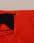 Dolce & Gabbana Elegant Red Cotton Blend Trousers