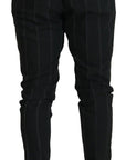 Dolce & Gabbana Elegant Black Tailored Trousers