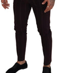 Dolce & Gabbana Elegant Brown Wool Blend Trousers