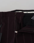 Dolce & Gabbana Elegant Brown Wool Blend Trousers