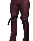 Dolce & Gabbana Elegant Magenta Cotton Trousers