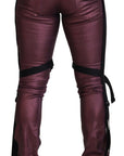 Dolce & Gabbana Elegant Magenta Cotton Trousers