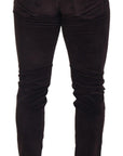 Dolce & Gabbana Elegant Brown Silk Blend Trousers