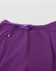 Dolce & Gabbana Elegant Purple Cotton Cargo Sweatpants