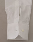 Dolce & Gabbana Elegant Slim Fit White Martini Dress Shirt