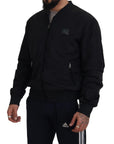 Dolce & Gabbana Elegant Black Bomber Jacket