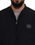 Dolce & Gabbana Elegant Black Bomber Jacket