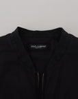 Dolce & Gabbana Elegant Black Bomber Jacket