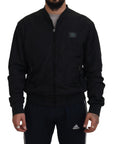Dolce & Gabbana Elegant Black Bomber Jacket