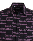 Dolce & Gabbana Elegant Slim Fit Black Dress Shirt