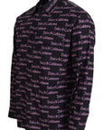 Dolce & Gabbana Elegant Slim Fit Black Dress Shirt