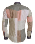 Dolce & Gabbana Elegant Multicolor Slim Fit Casual Shirt