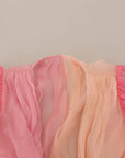 Dolce & Gabbana Silk V-Neckline Wrap Blouse in Pink