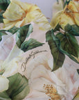 Dolce & Gabbana Floral Silk Pleated Maxi Dress