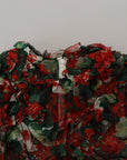 Dolce & Gabbana Elegant Multicolor A-Line Silk Dress