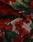 Dolce & Gabbana Elegant Multicolor A-Line Silk Dress