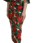 Dolce & Gabbana Enchanting Floral Print Sheath Dress