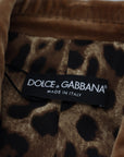 Dolce & Gabbana Elegant Double Breasted Brown Blazer Jacket