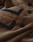 Dolce & Gabbana Elegant Double Breasted Brown Blazer Jacket