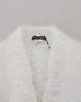 Dolce & Gabbana Elegant White Long Sleeve Cardigan Jacket